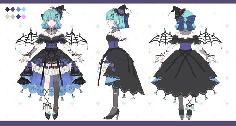 Ref sheet for Outfit 2